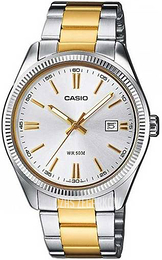 Casio Srebrny/Stal w odcieniu złota Ø30 mm LTP-1302PSG-7AVE