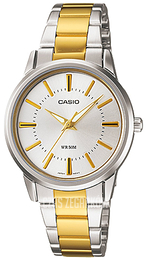 Casio Collection Srebrny/Stal w odcieniu złota Ø30 mm LTP-1303SG-7AVEF