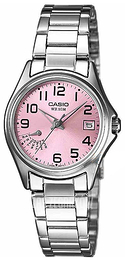 Casio Collection Różowy/Stal Ø27 mm LTP-1369D-4BVEF