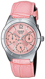 Casio Collection Różowy/Skóra Ø31 mm LTP-2069L-4AVEF