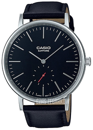 Casio Collection Czarny/Skóra Ø40 mm LTP-E148L-1AEF