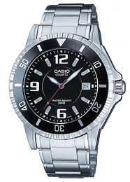 Casio Collection Czarny/Stal Ø42.6 mm MTD-1053D-1AVES
