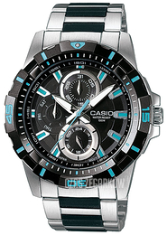 Casio Collection Czarny/Żywica z tworzywa sztucznego Ø44.1 mm MTD-1071D-1A1VEF