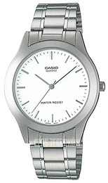 Casio Collection Biały/Stal Ø36.4 mm MTP-1128A-7AEF
