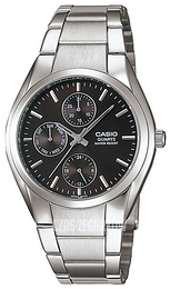 Casio Collection Czarny/Stal Ø36 mm MTP-1191A-1AEF
