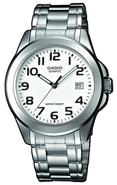 Casio Collection Biały/Stal Ø38.4 mm MTP-1259D-7BEF