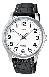 Casio Collection Biały/Skóra Ø40 mm MTP-1303L-7BVEF