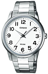 Casio Collection Biały/Stal Ø47 mm MTP-1303PD-7BVEF