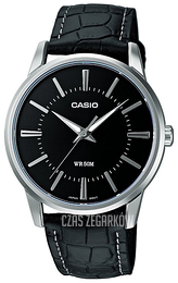 Casio Collection Czarny/Skóra Ø47 mm MTP-1303PL-1AVEF