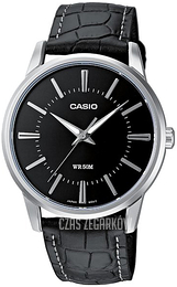 Casio Casio Collection Czarny/Skóra Ø40 mm MTP-1303PL-1AVEG
