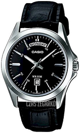 Casio Classic Czarny/Skóra Ø40 mm MTP-1370L-1AVDF