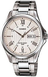Casio Collection Srebrny/Stal Ø41 mm MTP-1384D-7AVEF