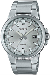 Casio Casio Collection Srebrny/Stal Ø41.5 mm MTP-E173D-7AVEF