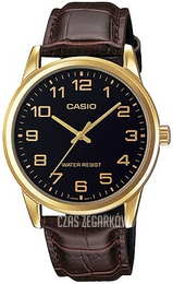 Casio Classic Czarny/Skóra Ø38 mm MTP-V001GL-1BUDF