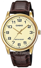 Casio Classic Zloty/Skóra Ø38 mm MTP-V001GL-9BUDF