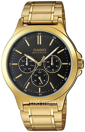 Casio Classic Czarny/Stal w odcieniu złota Ø41.5 mm MTP-V300G-1AUDF