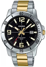 Casio Classic Czarny/Stal Ø45 mm MTP-VD01SG-1BVUDF
