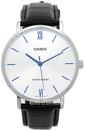 Casio Classic Srebrny/Skóra Ø40 mm MTP-VT01L-7B1UDF
