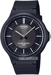 Casio Casio Quartz Czarny/Żywica z tworzywa sztucznego Ø43.6 mm MW-240-1E3VEF