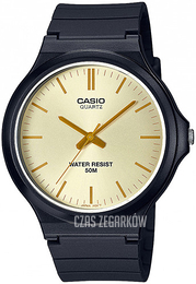 Casio Casio Quartz Żółte złoto/Żywica z tworzywa sztucznego Ø43.6 mm MW-240-9E3VEF