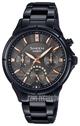 Casio Sheen Szary/Stal Ø35.3 mm SHE-3047B-1AUER