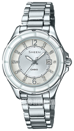 Casio Sheen Srebrny/Stal Ø31.4 mm SHE-4045D-7AUER