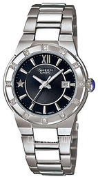 Casio Sheen Czarny/Stal Ø29 mm SHE-4500D-1ADR