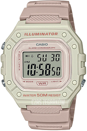 Casio Casio Collection Ekran LCD/Żywica z tworzywa sztucznego W-218HC-4A2VEF