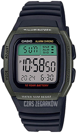 Casio Collection Ekran LCD/Żywica z tworzywa sztucznego W-96H-3AVEF