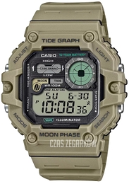 Casio Digital Czarny/Żywica z tworzywa sztucznego Ø49 mm WS-1700H-5AVEF