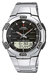 Casio Radio Controlled Czarny/Stal Ø41 mm WVA-105HDE-1AVER