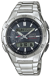 Casio Radio Controlled Szary/Stal Ø48 mm WVA-M650D-1AER