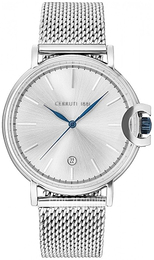 Cerruti 1881 Srebrny/Stal Ø40 mm CRA155SN04MS