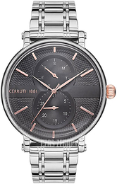 Cerruti 1881 Szary/Stal Ø44 mm CRA26005