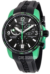 Certina DS Podium Chrono Czarny/Guma Ø42 mm C001.639.97.057.03
