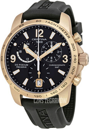 Certina DS Podium Czarny/Guma Ø42 mm C001.639.97.057.04