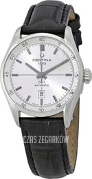 Certina DS 1 Srebrny/Skóra Ø30 mm C006.207.16.031.00