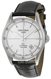 Certina DS 1 Automatic Srebrny/Skóra Ø39 mm C006.407.16.031.00