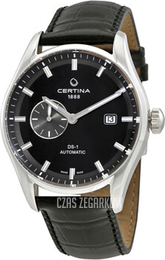 Certina DS 1 Czarny/Skóra Ø41 mm C006.428.16.051.00