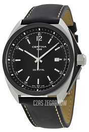 Certina DS Royal Czarny/Skóra Ø41 mm C010.410.16.051.01