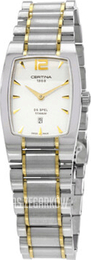 Certina DS Spel 09 Lady Shape Srebrny/Stal w odcieniu złota 26x23 mm C012.309.22.037.00