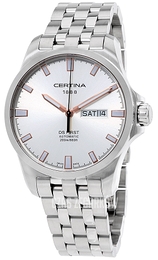 Certina DS First Srebrny/Stal Ø41 mm C014.407.11.031.01