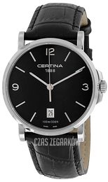 Certina DS Caimano Gent Czarny/Skóra Ø38 mm C017.410.16.057.00