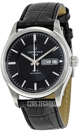 Certina DS 4 Czarny/Skóra Ø38 mm C022.430.16.051.00