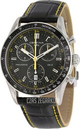 Certina DS 2 Czarny/Skóra Ø41 mm C024.447.16.051.01