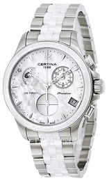 Certina DS First Lady Biały/Stal Ø38 mm C030.250.11.106.00