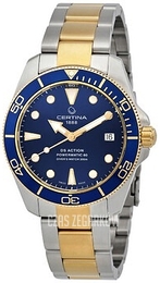 Certina DS Action Niebieski/Pozlacana Ø38 mm C032.807.22.041.10