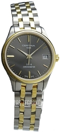 Certina Ds 8 Szary/Stal w odcieniu złota Ø30 mm C033.251.22.081.00