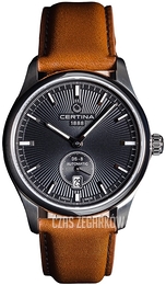 Certina DS 8 Czarny/Skóra Ø40 mm C033.428.16.051.00