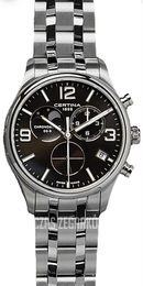 Certina DS 8 Czarny/Stal Ø42 mm C033.460.11.057.00